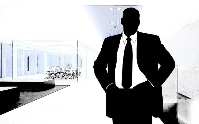 CEO 모습의 일러스트